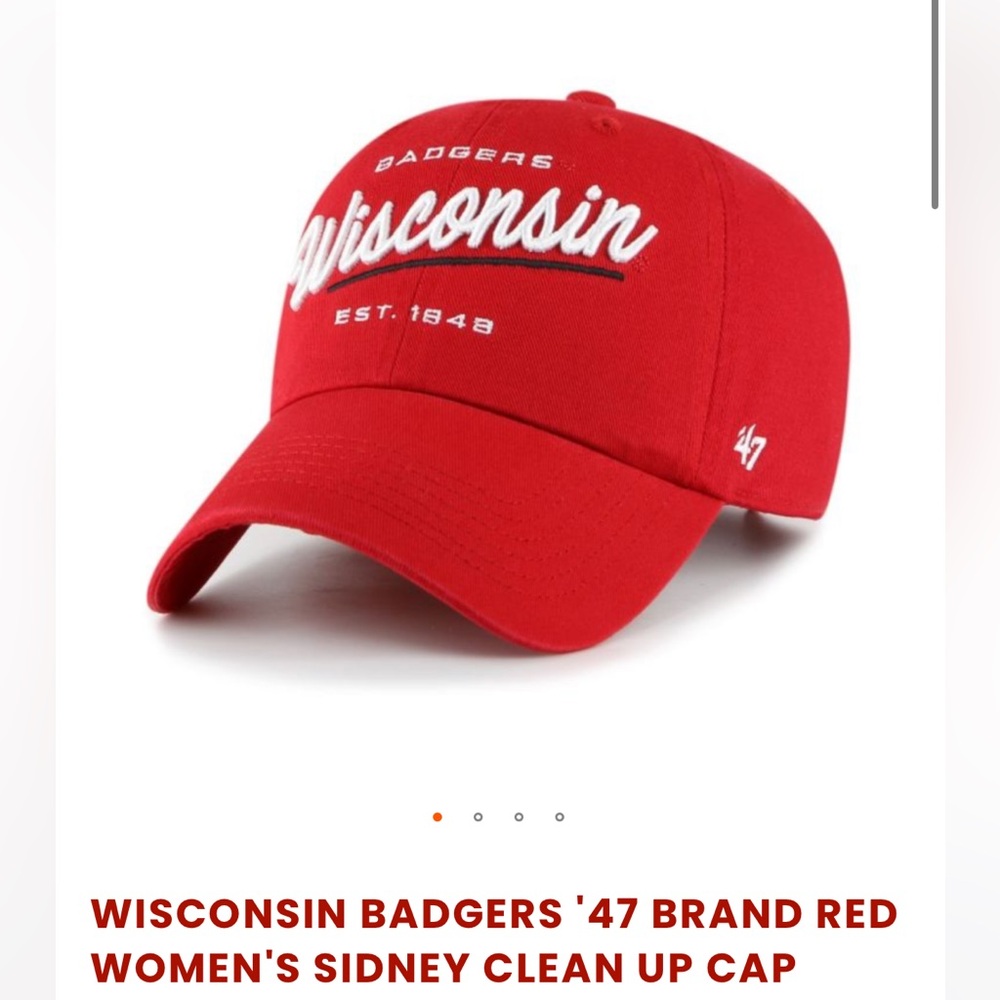 Wisconsin Badgers ‘47 Women’s Cap NWT